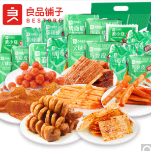 19.9元包邮！良品铺子 火辣大满贯618g