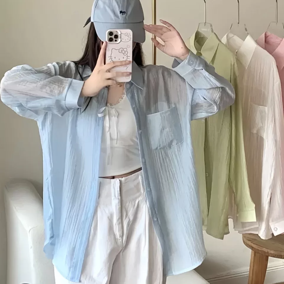 【棉锦印象】莱赛尔天丝防晒衬衫