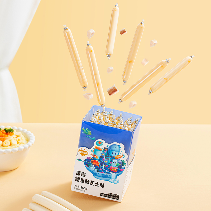【4盒装】秋田满满儿童辅食鳕鱼肠