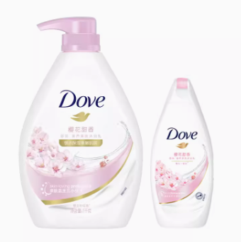 26.9元包邮！多芬 沐浴露1kg+300g