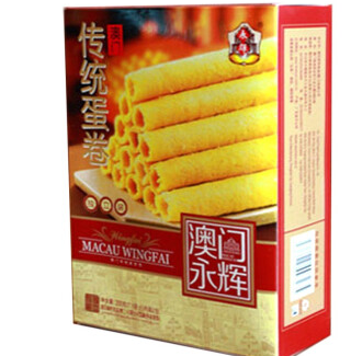 52.25元！澳门永辉 传统手工鸡蛋卷200g*7件