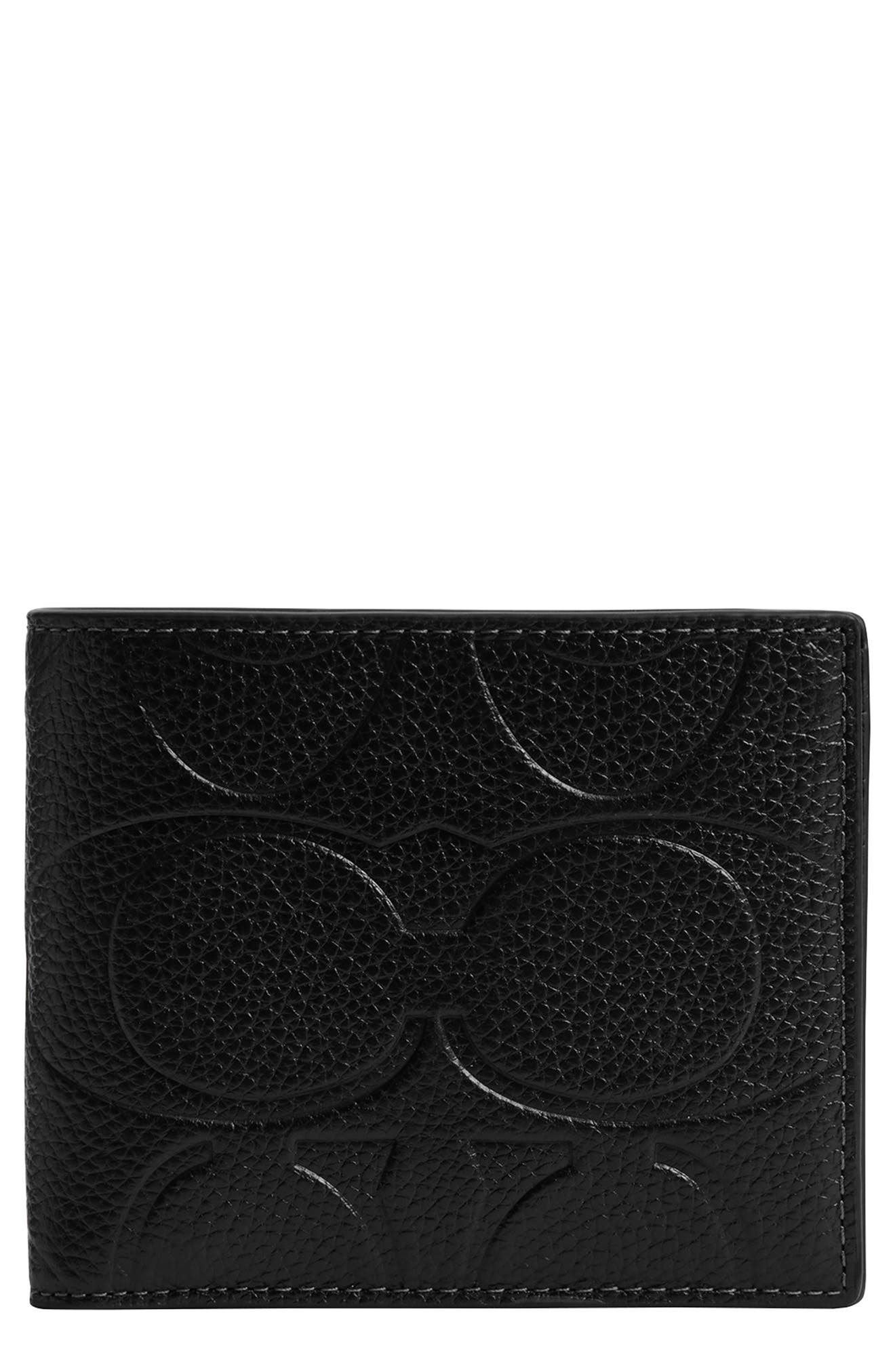 COACH 3-in-1 Maxi Signature Leather Bifold Wallet
