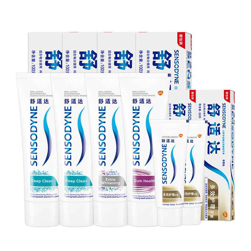 【舒适达】抗敏感美白敏感牙膏500g