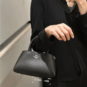 COACH蔻驰 Zuri 黑色经典戴妃包