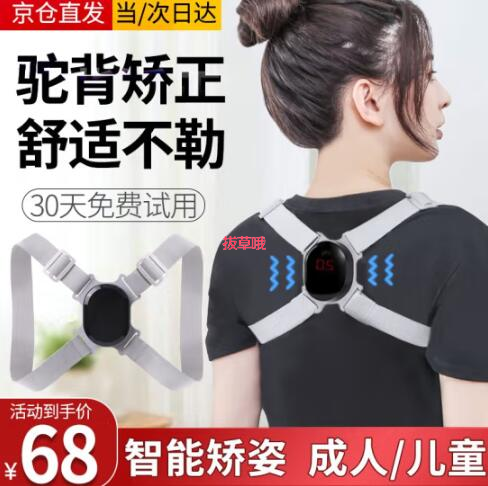 29元包邮！SAMEPEAK 智能背背佳 防驼背矫正器