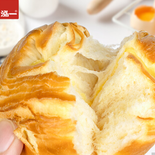 【9.93元/件】泓一 千层软手撕面包2斤（需拍4件 付39.8元）