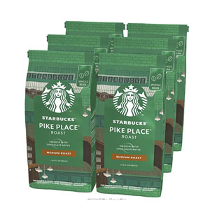 Starbucks 星巴克 Pike Place 中度烘焙研磨咖啡豆200g*6袋