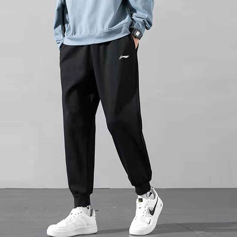 【李宁正品】时尚百搭情侣运动裤