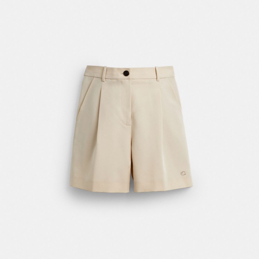 coach tailored shorts in recycled polyester CBB97-SND