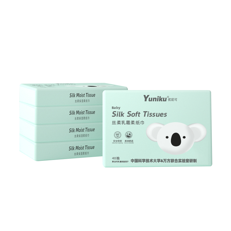 优尼可婴儿柔纸巾40抽*5包