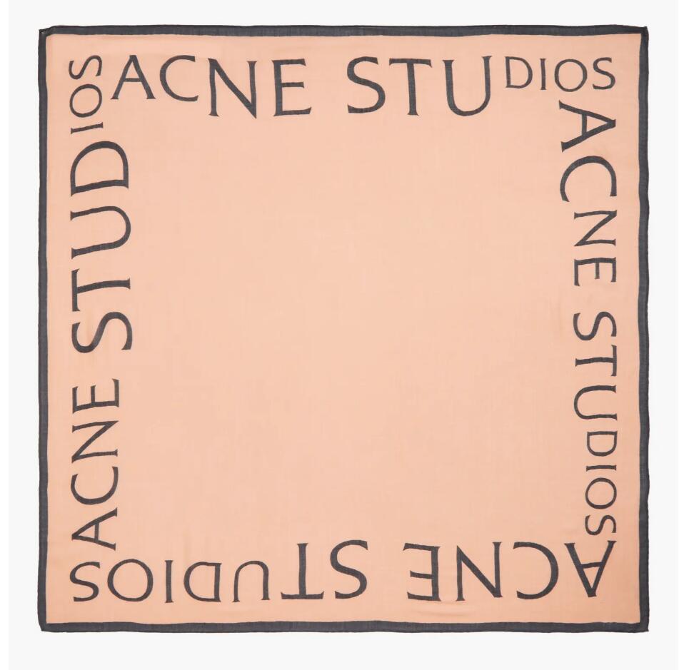 Acne Studios Varbone Logo羊毛围巾