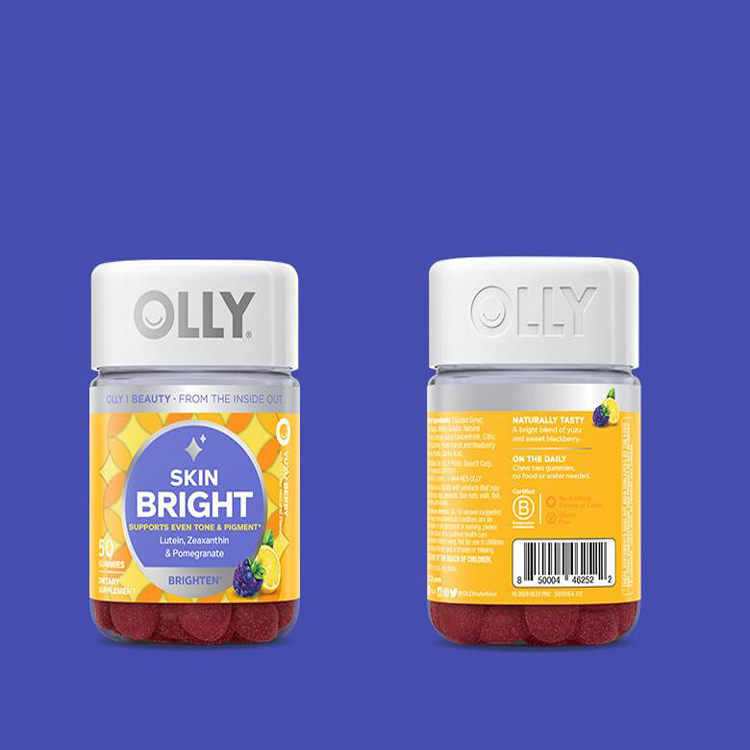 【OLLY】叶黄素焕白紧致抗氧50粒功能软糖