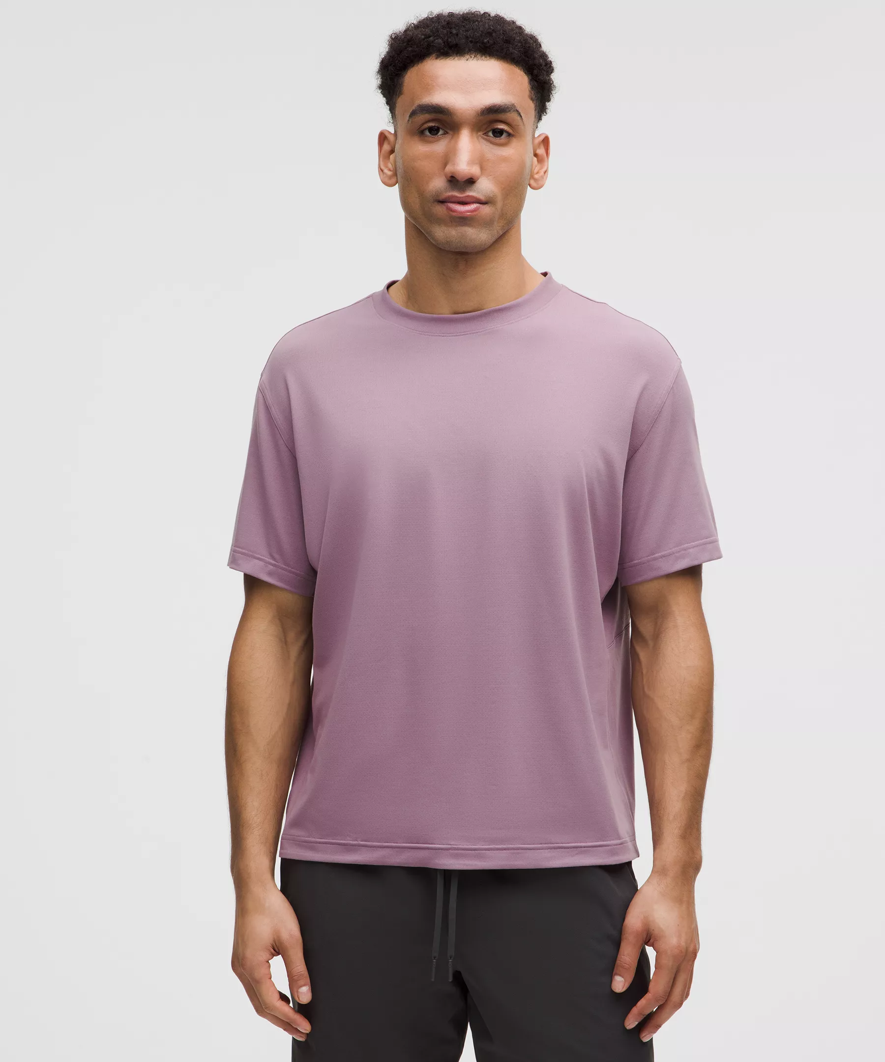 Lululemon EasySet Training男士T恤 Lavender Lux XL