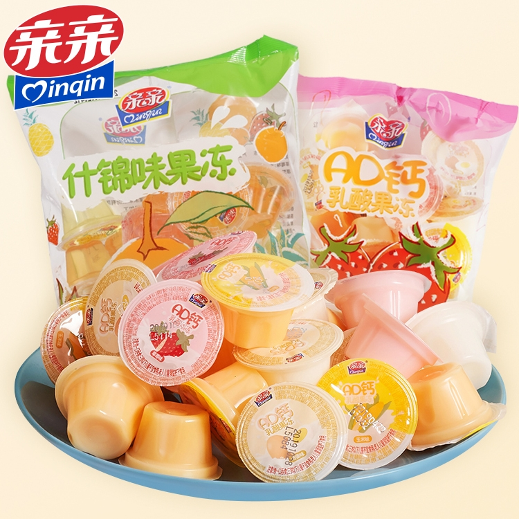 【拍5件更划算！】亲亲什锦水果冻360g*5袋