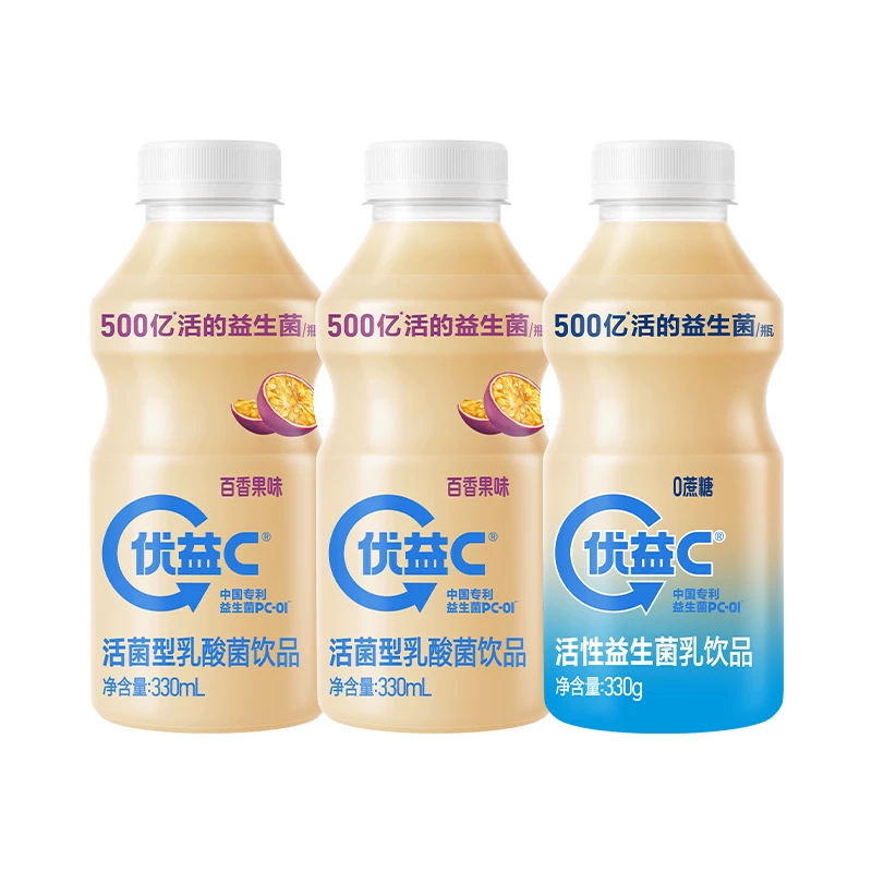 优益C活菌型乳酸菌饮品*12瓶