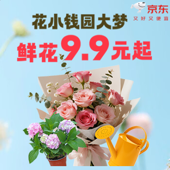 京东 鲜花园艺 鲜花9.9元起
