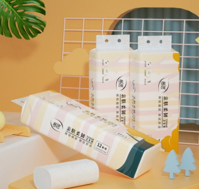 9.9元包邮！蓝漂 竹纤维无芯卷纸24卷