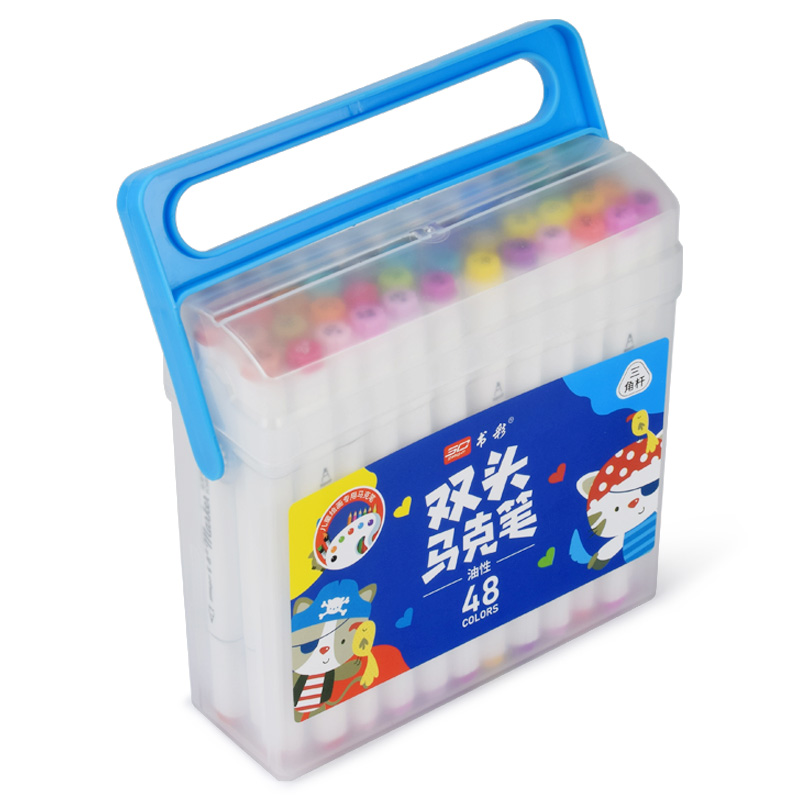 稳定签到！12色油性双头马克笔