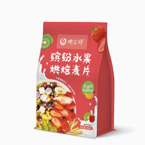 9.9元包邮！酸奶水果粒燕麦片350g（可自行凑单满200-30元，低至5.4元）