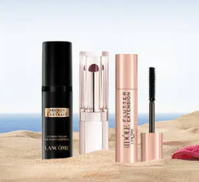 Lancôme 满送菁纯精华+水唇膏等