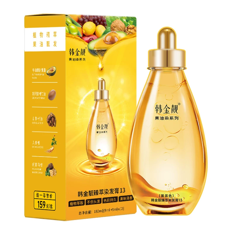韩金靓染发膏180ml/盒