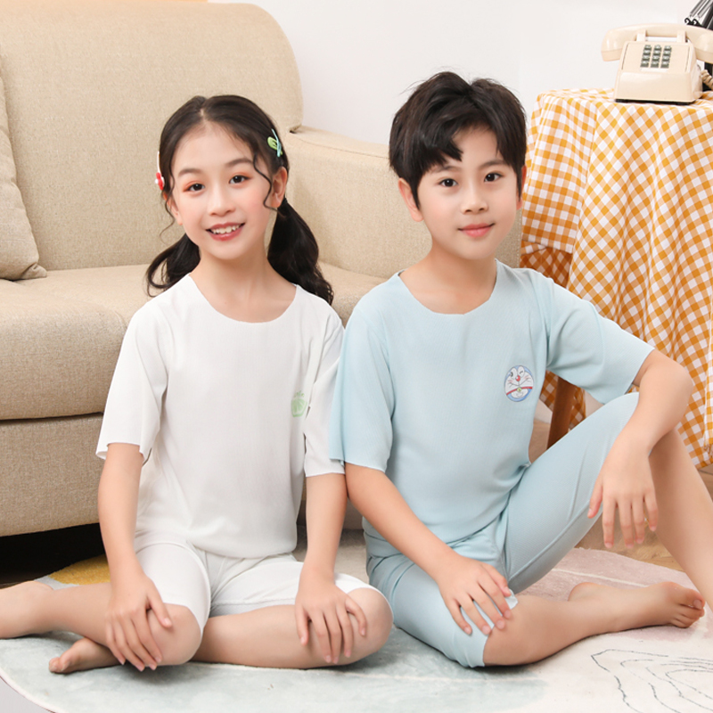 【迪贝莉】儿童夏季冰丝套装