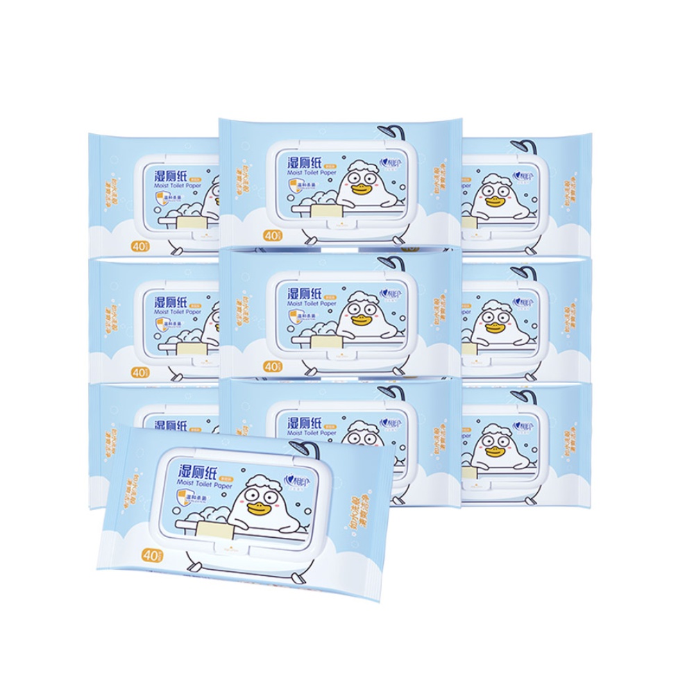 【拍3件】心相印小刘鸭湿厕纸40片30包