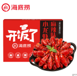 99元包邮！海底捞 开饭了麻辣小龙虾 750g*3件