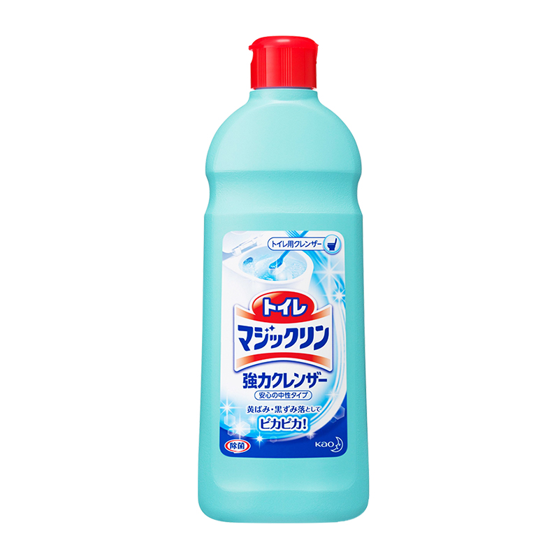 日本花王洁厕灵马桶清洁剂消臭去黄除渍500g