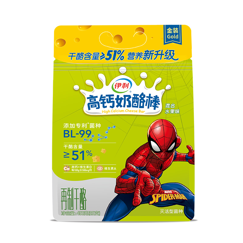 伊利干酪儿童营养奶酪棒450g