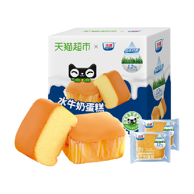光明水牛奶鸡蛋糕 120g