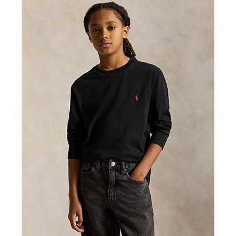 Polo Ralph Lauren 大童棉质长袖T恤 多色可选