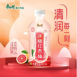 6.6元包邮！康师傅冰糖红西柚330ml*6瓶