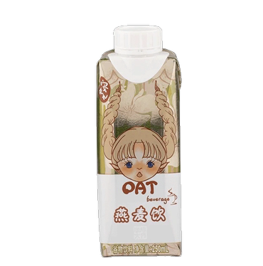 14.9元包邮！安九九 原味燕麦奶 250ml*12盒