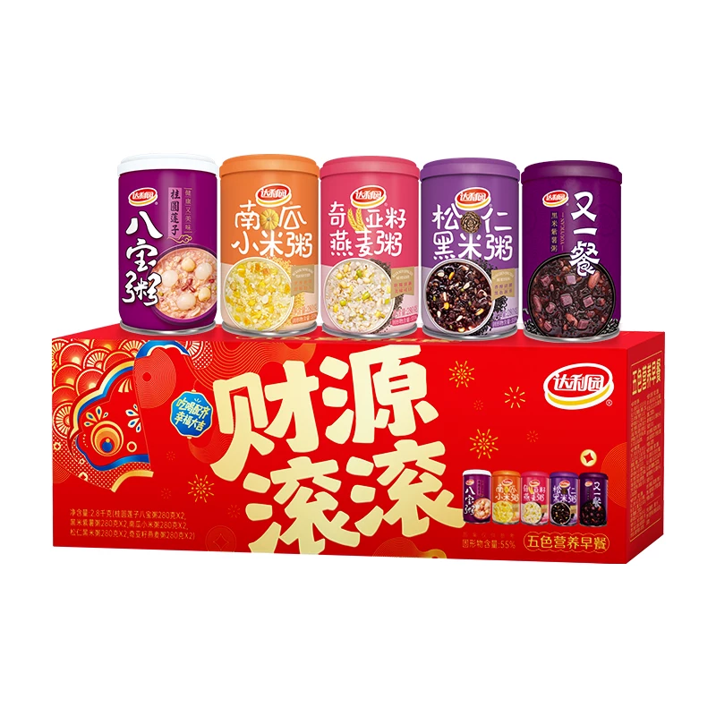 达利园五味混合装八宝粥280g*10罐