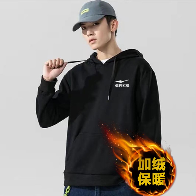 【送运费险】李宁 加绒加厚卫衣纯棉男女同款