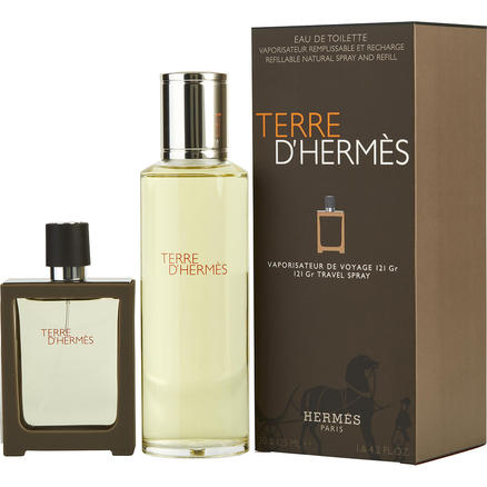 HERMES 爱马仕淡香水套装（大地男士淡香水 EDT 30ml+ EDT 125ml）补充装