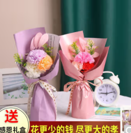 11.9元包邮！实用干花康乃馨   妈妈永远年轻(礼盒)
