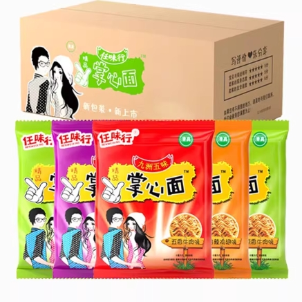 3.3元包邮！干脆面一箱20包