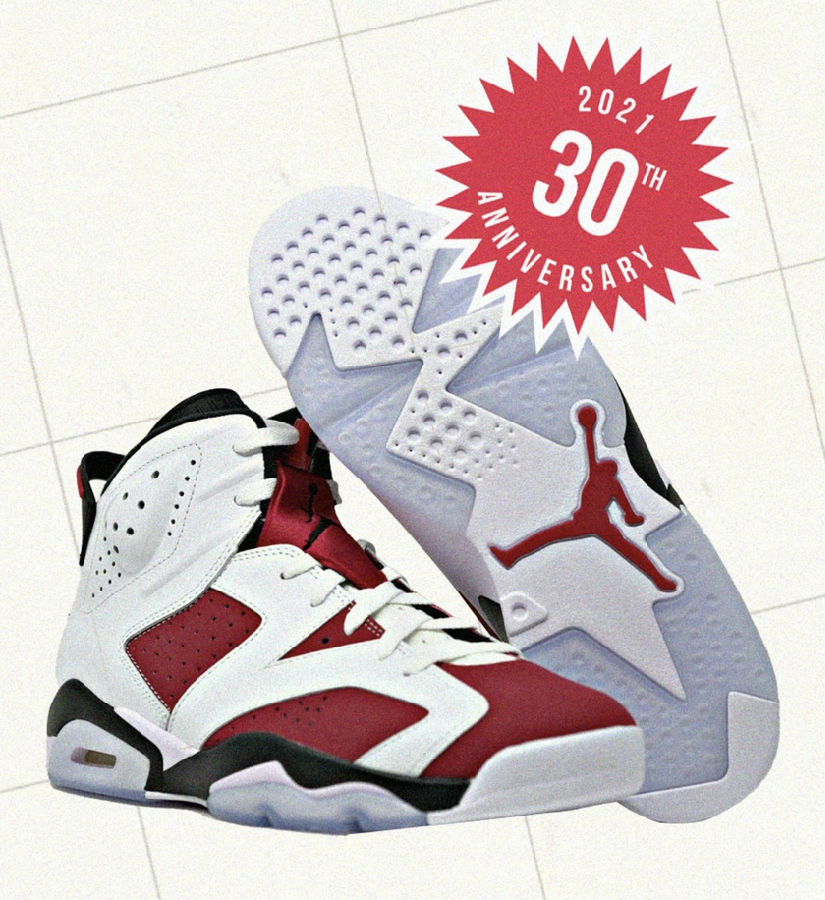 Air Jordan 6 Carmine CT8529-106细节图新曝光_拔草哦