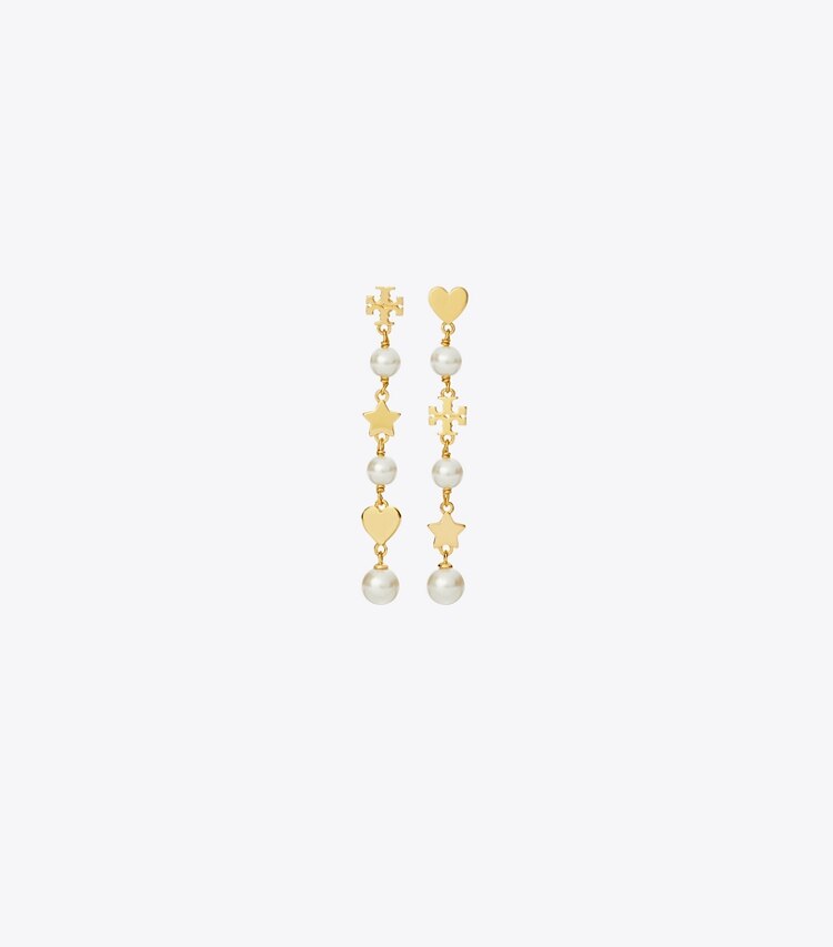 tory burch Kira Linear Pearl Earring