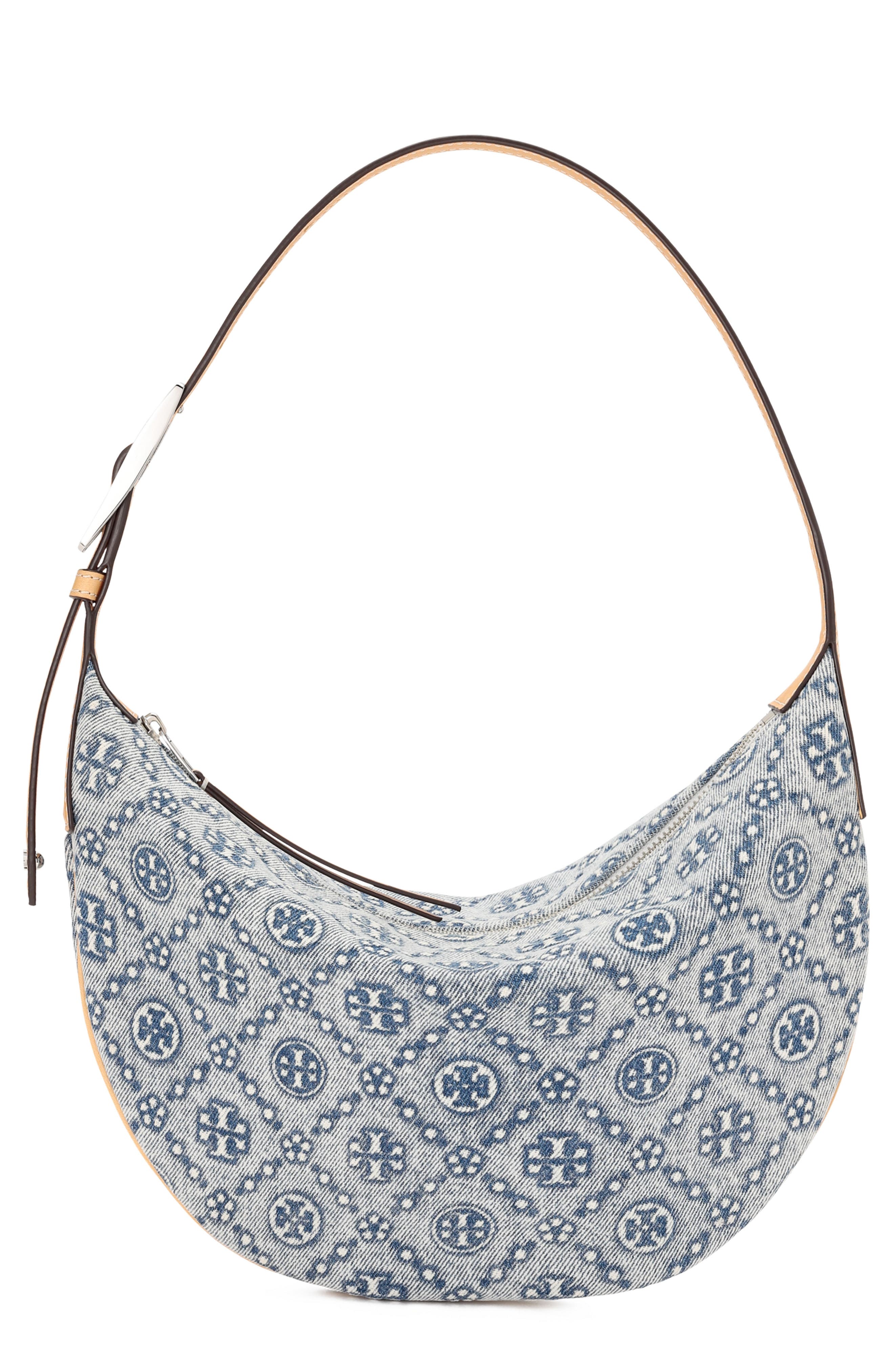 Tory Burch Small T Monogram Denim Balloon 汤丽柏琦女包