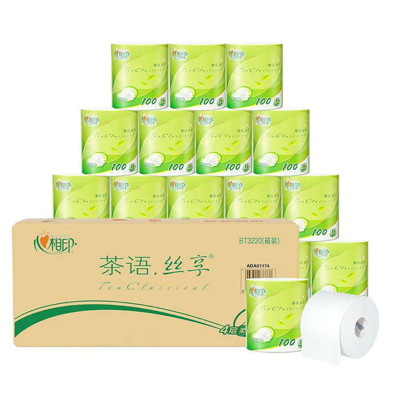 心相印卷纸茶语丝享4层20卷