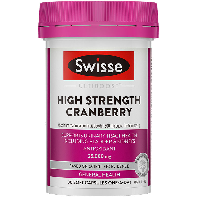 58.65元包邮！Swisse斯维诗蔓越莓精华胶囊30粒