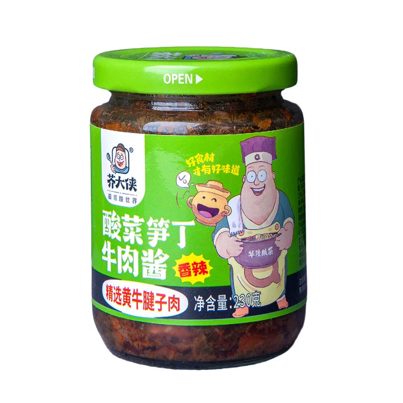 芥大侠酸菜笋丁辣酱500g