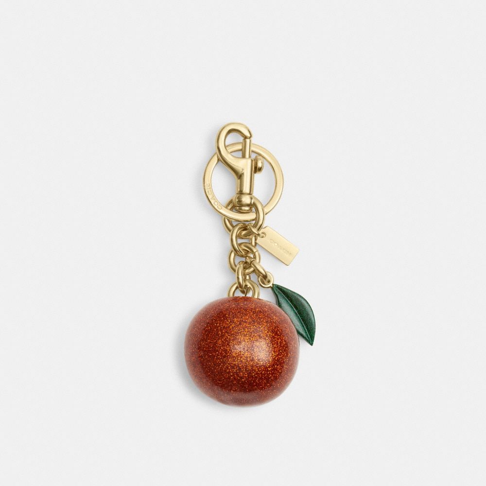 coach orange bag charm CAO51-IMQSR
