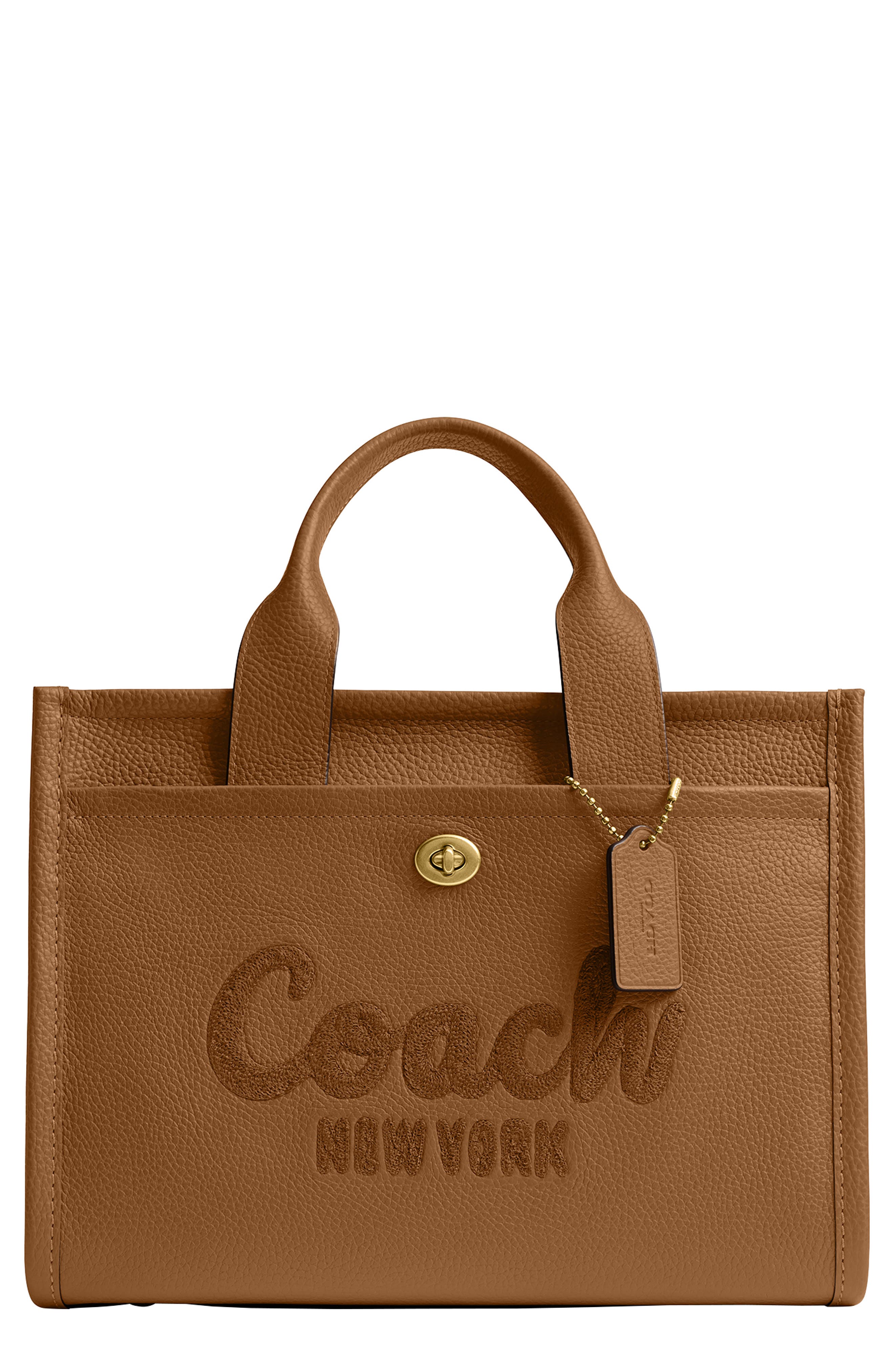 COACH Bubble Leather Cargo 蔻驰托特包