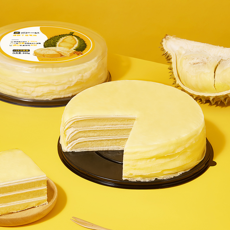 【榴芒一刻】榴莲千层蛋糕500g