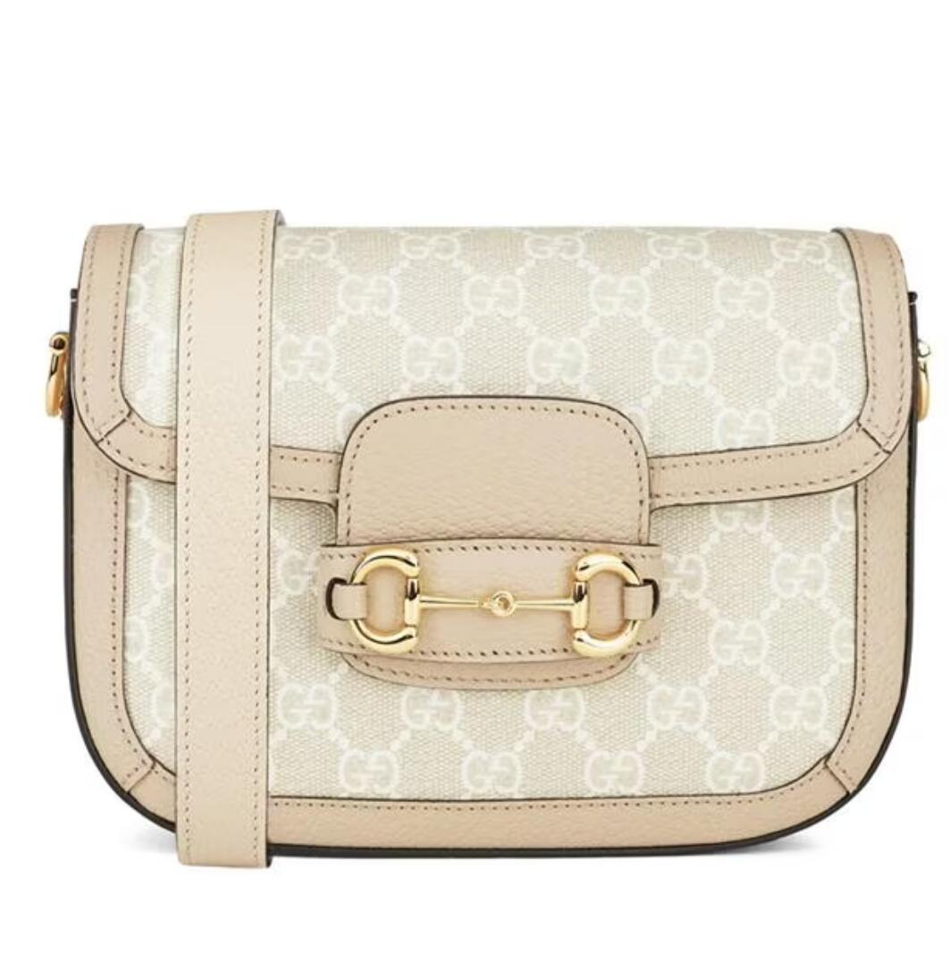 Gucci燕麦色1955 HORSEBIT MINI