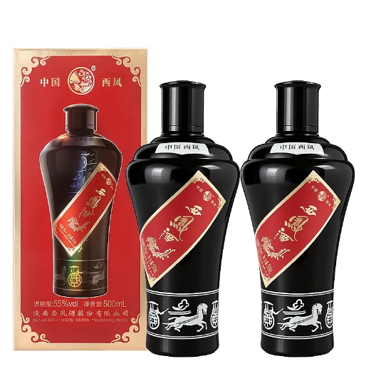 西凤酒500ml到手138元：55度凤香型纯粮优级酒赠粽子